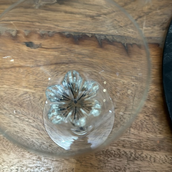 6 Belfour black stemmed hand made crystal cordial glasses - Picture 4 of 4